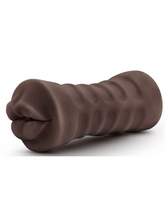 Коричневый мастурбатор-ротик Renee - Blush Novelties - в Санкт-Петербурге купить с доставкой