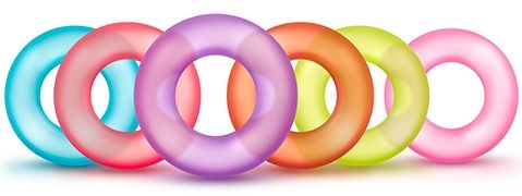 Набор из 6 эрекционных колец King of the Ring - Blush Novelties - в Санкт-Петербурге купить с доставкой