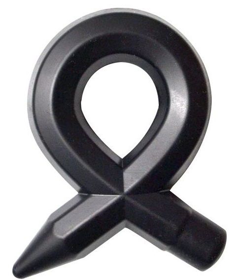 Чёрное силиконовое эрекционное кольцо RINGS LIQUID SILICONE - Dream Toys - в Санкт-Петербурге купить с доставкой