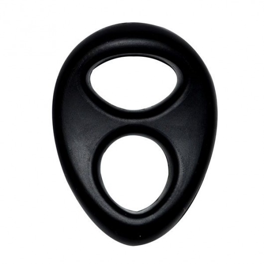 Черное эрекционное кольцо на пенис RINGS LIQUID SILICONE - Dream Toys - в Санкт-Петербурге купить с доставкой
