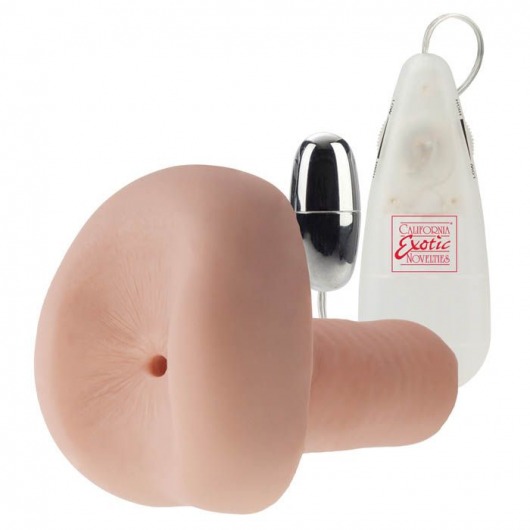 Мягкая реалистичная попка с вибрацией The Blonde Starlet - California Exotic Novelties - в Санкт-Петербурге купить с доставкой