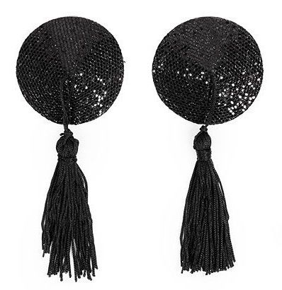 Черные круглые пэстисы с кисточками - Bior toys купить с доставкой