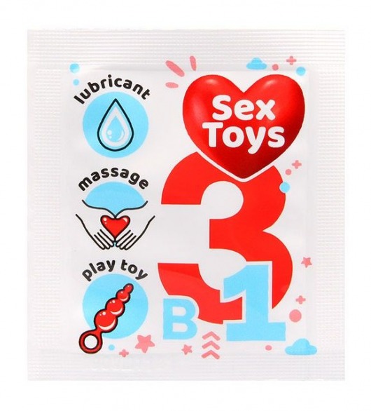 Гель-лубрикант на водной основе Sex Toys - 4 гр. - Биоритм - купить с доставкой в Санкт-Петербурге
