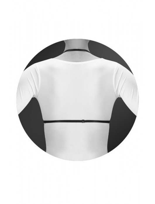 Черная упряжь на грудь Morgane - Bijoux Pour Toi купить с доставкой