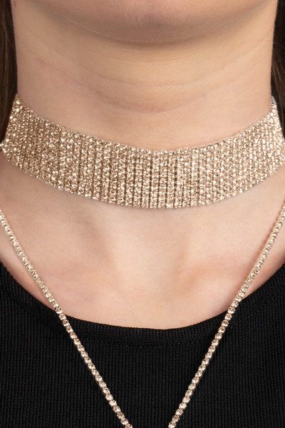 Золотистое украшение на шею COLLIER EMMA OR - Bijoux Pour Toi купить с доставкой
