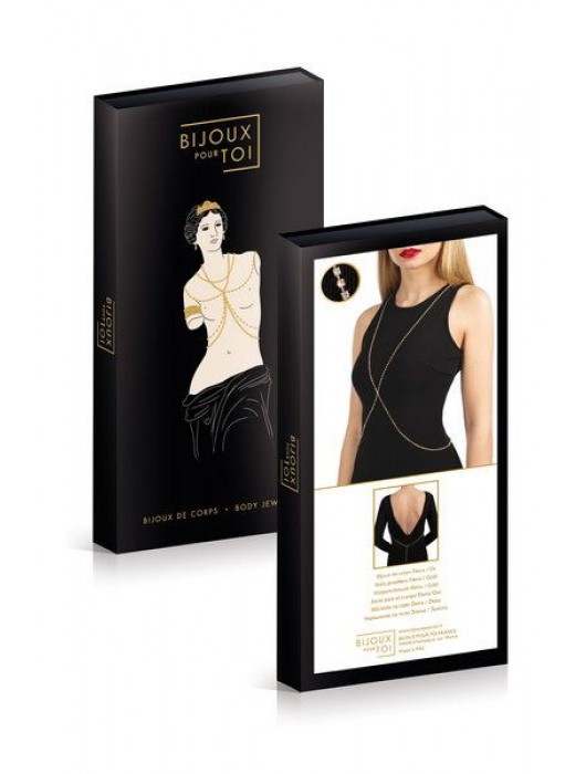 Золотистые цепочки на тело BIJOUX DE CORPS ELENA OR - Bijoux Pour Toi купить с доставкой