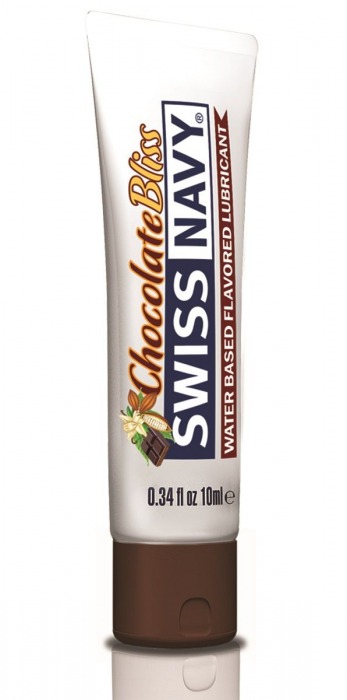Лубрикант с ароматом шоколада Swiss Navy Chocolate Bliss Lube - 10 мл. - Swiss navy - купить с доставкой в Санкт-Петербурге