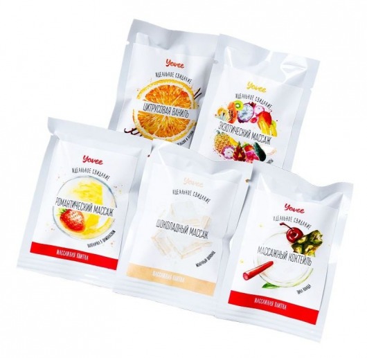 Набор из 5 плиток для массажа  Идеальное свидание - ToyFa - купить с доставкой в Санкт-Петербурге