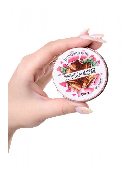 Массажная свеча  Пикантный массаж  с ароматом мятного шоколада - 30 мл. - ToyFa - купить с доставкой в Санкт-Петербурге