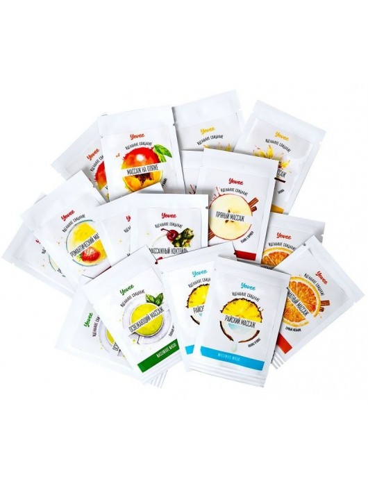 Набор из 16 пробников масел для массажа - ToyFa - купить с доставкой в Санкт-Петербурге