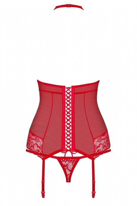Пикантный кружевной корсаж - Obsessive купить с доставкой