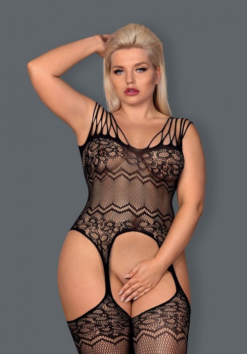 Оригинальный комбинезон с имитацией боди - Obsessive купить с доставкой