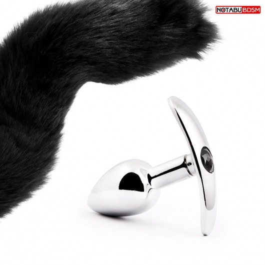 Игровой набор в черном цвете: ободок-ушки, анальная пробка, хвостик - Bior toys - купить с доставкой в Санкт-Петербурге