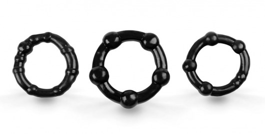 Набор из 3 эрекционных колец с бусинами - Brazzers - в Санкт-Петербурге купить с доставкой
