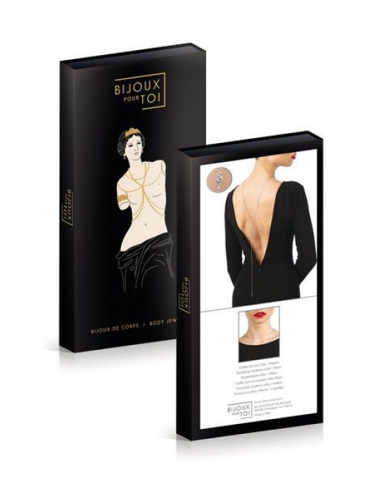 Серебристое украшение на спину COLLIER DE DOS JULIE ARGENT - Bijoux Pour Toi купить с доставкой