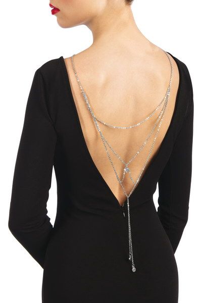 Серебристое украшение на спину COLLIER DE DOS LISE ARGENT - Bijoux Pour Toi купить с доставкой