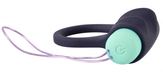 Темно-фиолетовое эрекционное кольцо с вибропулей и пультом ДУ - Orion - в Санкт-Петербурге купить с доставкой