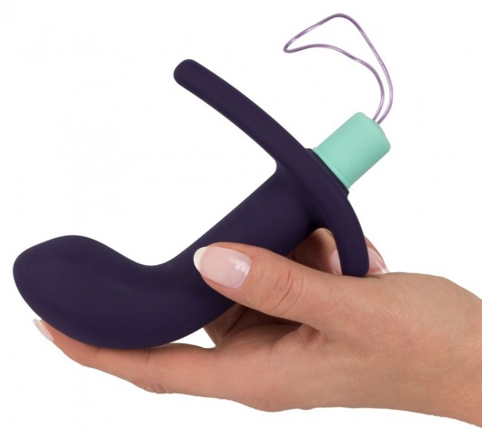 Темно-фиолетовый вибростимулятор простаты с пультом ДУ Remote Controlled Prostate Plug - Orion - в Санкт-Петербурге купить с доставкой
