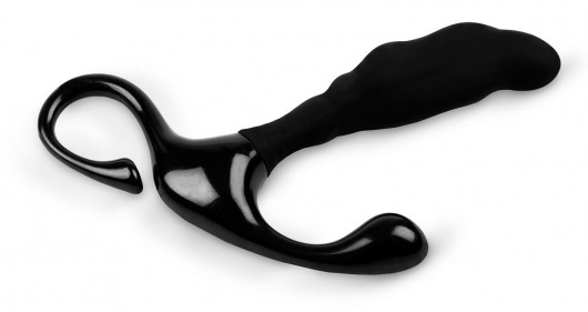 Черный массажер простаты с удобной ручкой-держателем - Brazzers - в Санкт-Петербурге купить с доставкой