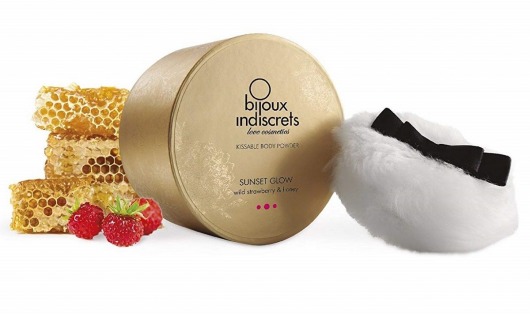 Съедобная пудра для тела с ароматом меда и клубники Sunset Wild Powder - 45 гр. -  - Магазин феромонов в Санкт-Петербурге