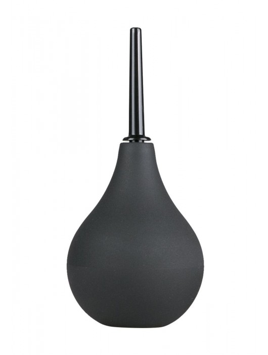 Черный средний анальный душ Black Anal Douche - ONE DC B.V. - купить с доставкой в Санкт-Петербурге