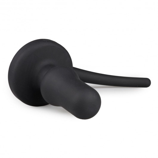 Черная анальная пробка с хвостом Dog Tail Plug - ONE DC B.V.