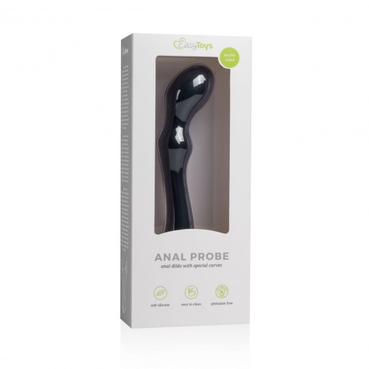 Черный стимулятор простаты Anal Probe №3 - 18 см. - EDC Wholesale - в Санкт-Петербурге купить с доставкой
