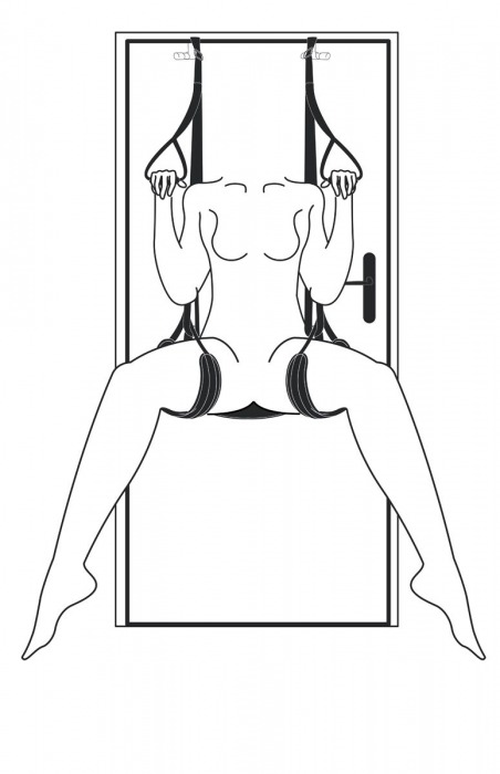 Секс-качели с фиксацией на двери Easytoys Leg   Bum Support Over The Door Swing - EDC Wholesale - купить с доставкой в Санкт-Петербурге