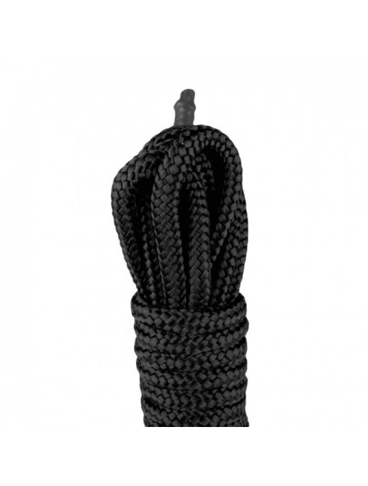 Черная веревка для бондажа Easytoys Bondage Rope - 5 м. - Easy toys - купить с доставкой в Санкт-Петербурге
