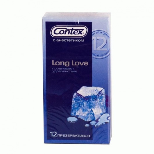 Презервативы с продлевающей смазкой Contex Long Love - 12 шт. - Contex - купить с доставкой в Санкт-Петербурге