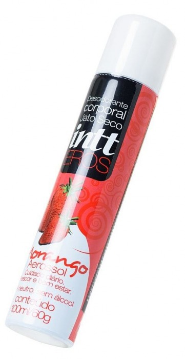 Дезодорант для интимной гигиены Intimo Eros с ароматом клубники - 100 мл. - INTT - купить с доставкой в Санкт-Петербурге