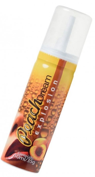 Шипучая пена для массажа ANGHEL EXPLOSION PHEROS Peach с ароматом персика - 50 мл. - INTT - купить с доставкой в Санкт-Петербурге