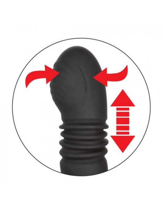 Массажер простаты Thrusting Rotator Probe с вращением головки - 11,5 см. - California Exotic Novelties - в Санкт-Петербурге купить с доставкой