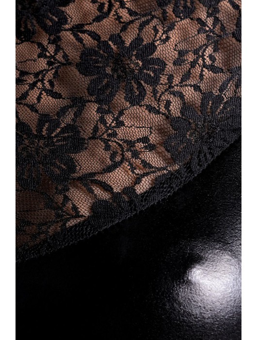 Сексуальное платье Lulu из материала с мокрым блеском - Erolanta купить с доставкой