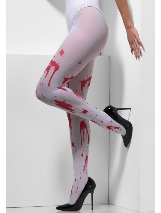 Оригинальные женские колготки с имитацией брызг крови - Fever купить с доставкой