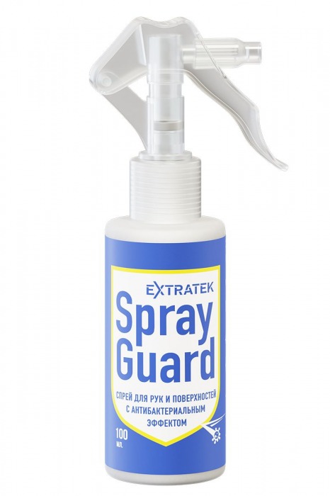 Спрей для рук и поверхностей с антибактериальным эффектом EXTRATEK Spray Guard - 100 мл. - Spray Guard - купить с доставкой в Санкт-Петербурге