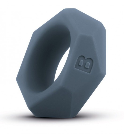 Темно-серое эрекционное кольцо в виде гайки - EDC - в Санкт-Петербурге купить с доставкой