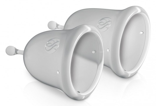 Набор из 2 прозрачных менструальных чаш Intimate Care Menstrual Cups - Pipedream - купить с доставкой в Санкт-Петербурге