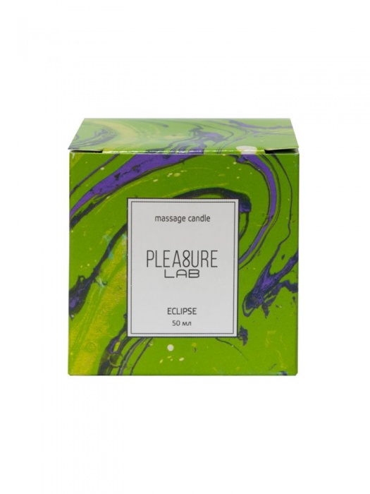 Массажная свеча Eclipse с ароматом сосны - 50 мл. - Pleasure Lab - купить с доставкой в Санкт-Петербурге