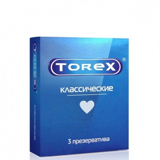 Гладкие презервативы Torex  Классические  - 3 шт. - Torex - купить с доставкой в Санкт-Петербурге