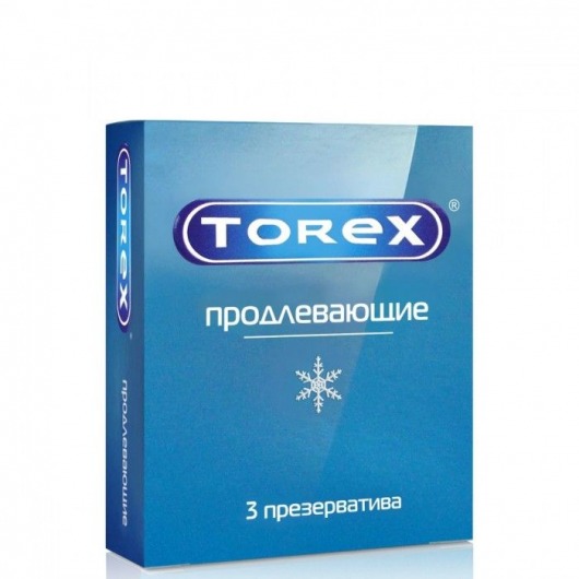Презервативы Torex  Продлевающие  с пролонгирующим эффектом - 3 шт. - Torex - купить с доставкой в Санкт-Петербурге
