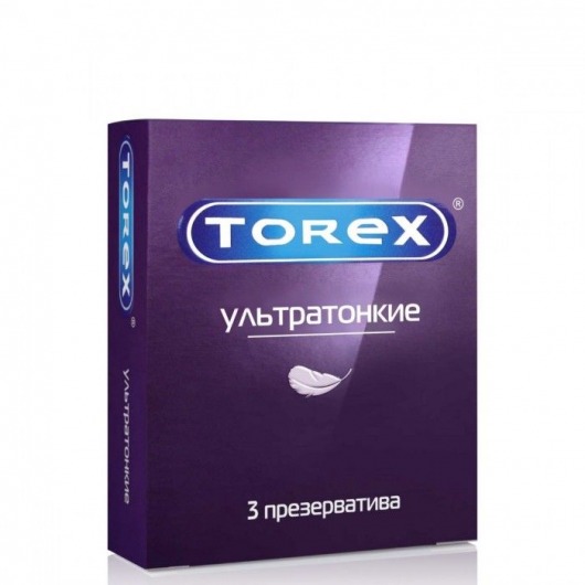 Презервативы Torex  Ультратонкие  - 3 шт. - Torex - купить с доставкой в Санкт-Петербурге