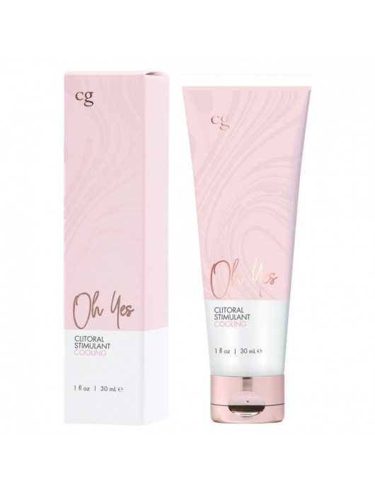 Стимулирующий крем для клитора с эффектом охлаждения Oh Yes - 30 мл. - CG - купить с доставкой в Санкт-Петербурге