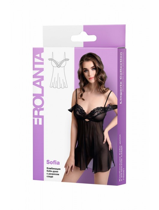 Сексуальный бэби-долл c разрезом сзади Sofia - Erolanta купить с доставкой
