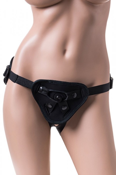 Черные трусики для страпона Master - ToyFa - купить с доставкой в Санкт-Петербурге