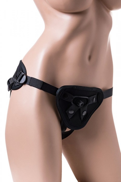 Черные трусики для страпона Master - ToyFa - купить с доставкой в Санкт-Петербурге