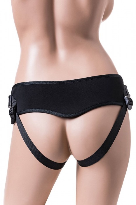 Черные трусики для страпона Master - ToyFa - купить с доставкой в Санкт-Петербурге