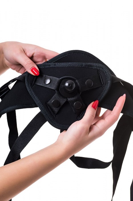 Черные трусики для страпона Master - ToyFa - купить с доставкой в Санкт-Петербурге