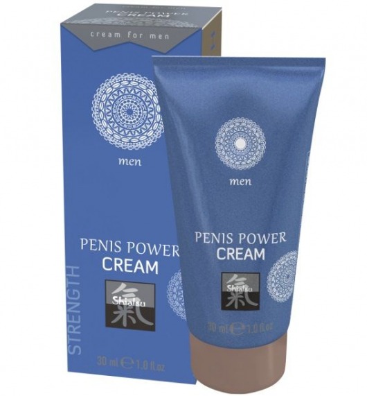 Возбуждающий крем для мужчин Penis Power Cream - 30 мл. - Shiatsu - купить с доставкой в Санкт-Петербурге