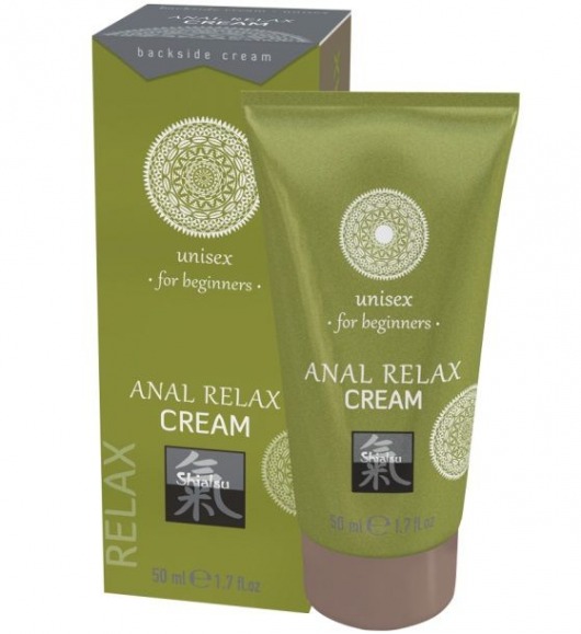 Анальный крем Anal Relax Cream - 50 мл. - Shiatsu - купить с доставкой в Санкт-Петербурге